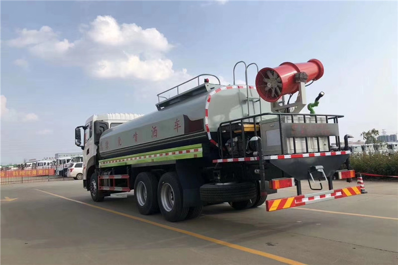 東風(fēng)天龍后八輪20噸噴霧車，國(guó)六綠化噴灑車